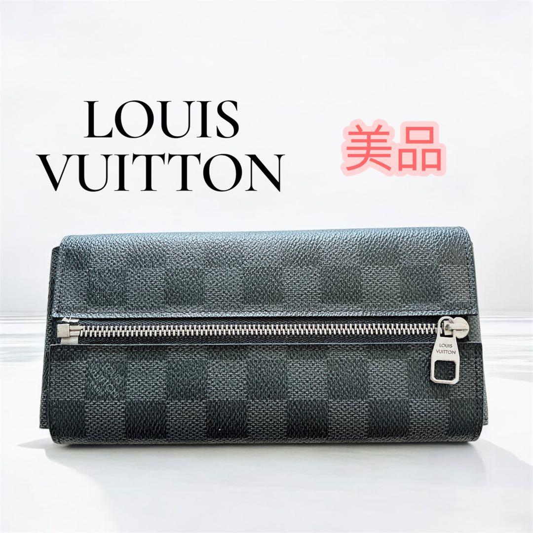 美品 ルイヴィトン ダミエ グラフィット エキュイ エクスペール ペンケース