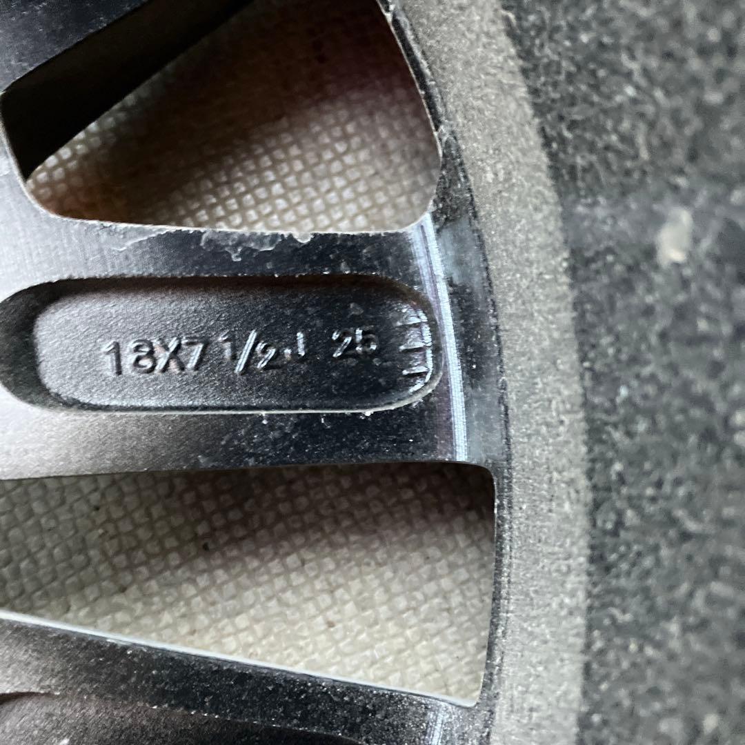 トヨタ150後期プラド令和4年ブラックエディション タイヤ ホイール スペア1本