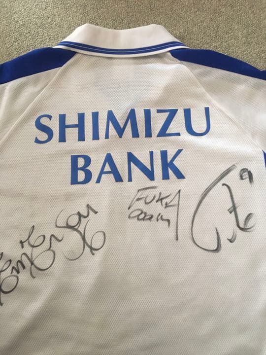 清水エスパルス　クラブ支給　サッカーユニフォーム　サイン入り