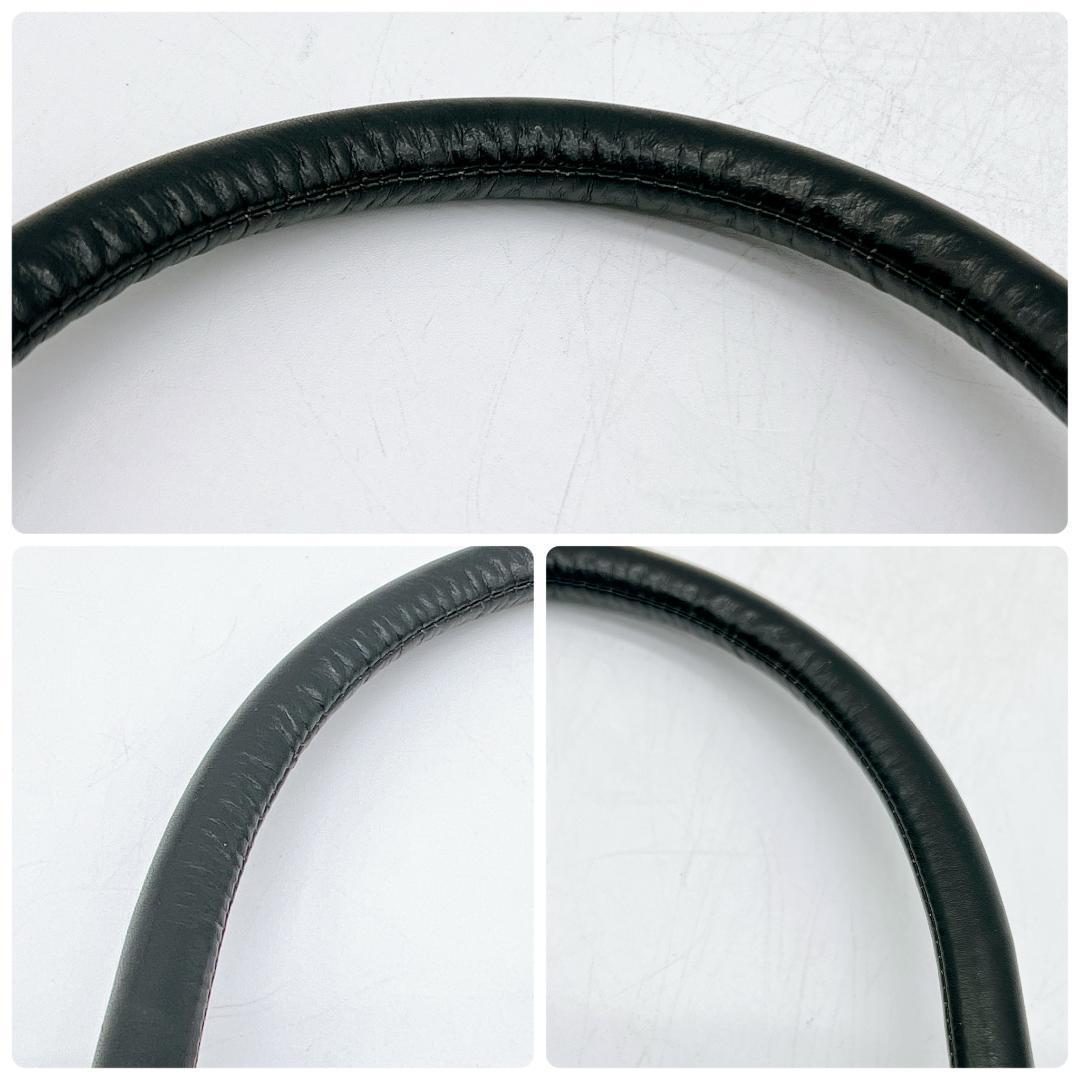 WAKO カーフレザー ターンロック金具 フォーマルバッグ ブラック f528