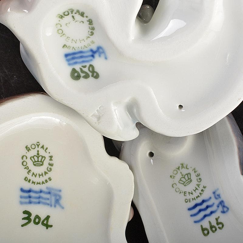 ロイヤルコペンハーゲン　アニマル　フィギュリン　置物　6点まとめて　MR7221