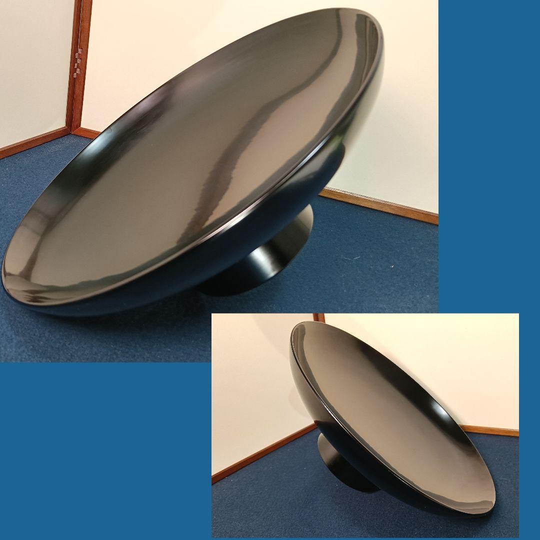 AM71 輪島塗 大杯 大崎庄右衛門 大盃 盛器 懐石 茶道具 未使用 共箱共布