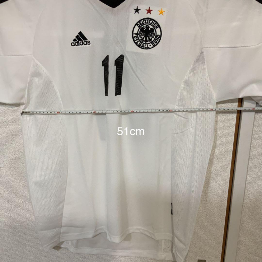 激レア希少品アディダス サッカー ドイツ代表#11クローゼ 02-04タグ付き