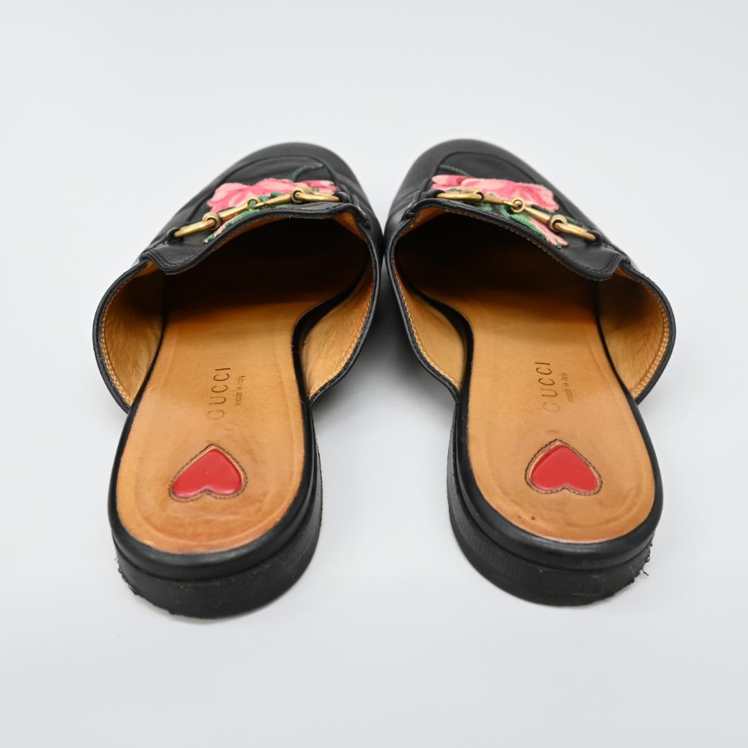 ■ 46569★グッチ プリンスタウン ホースビット ローファー　サンダル