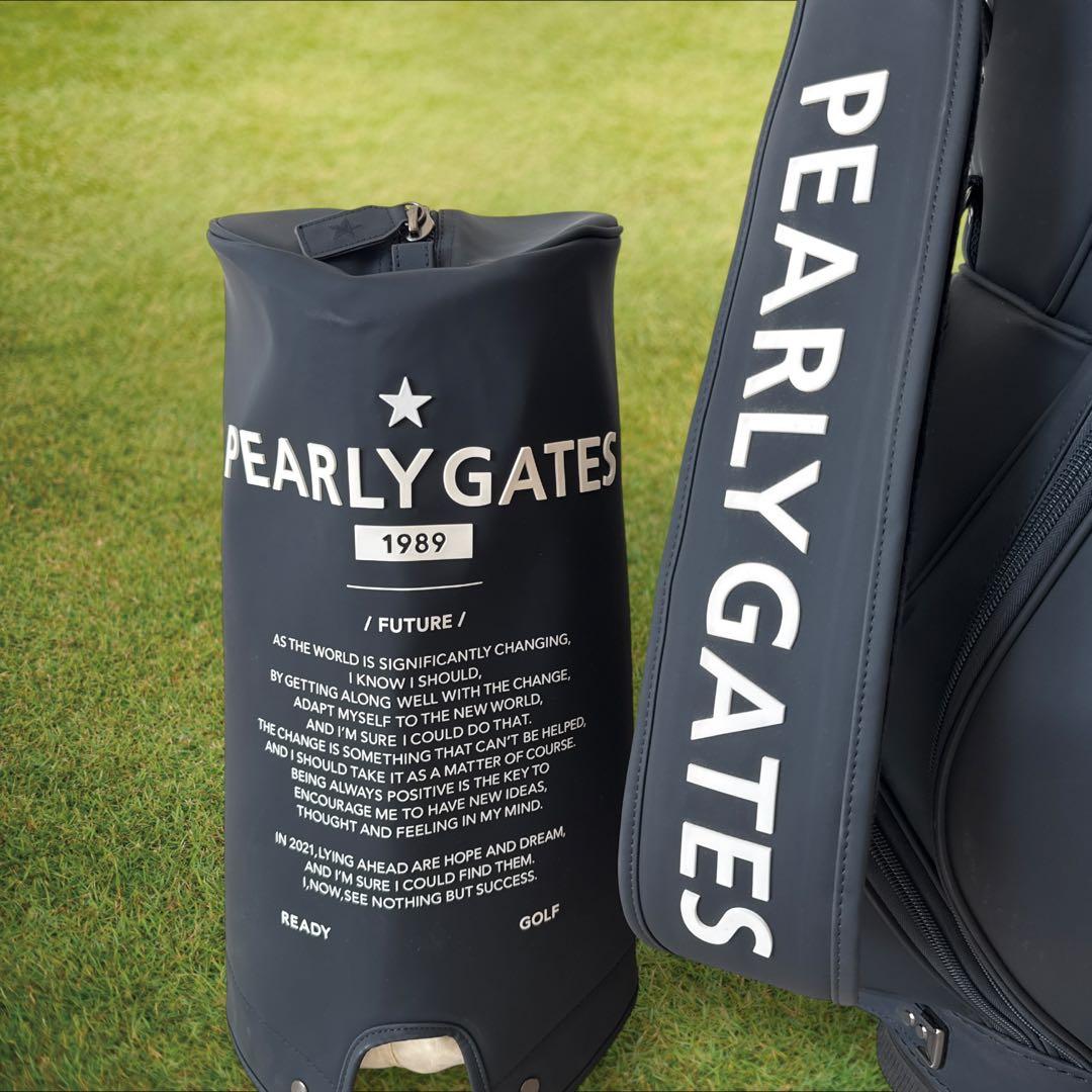 【限定】パーリーゲイツ　キャディバッグ　トーナメントモデル　ネイビー　濃紺