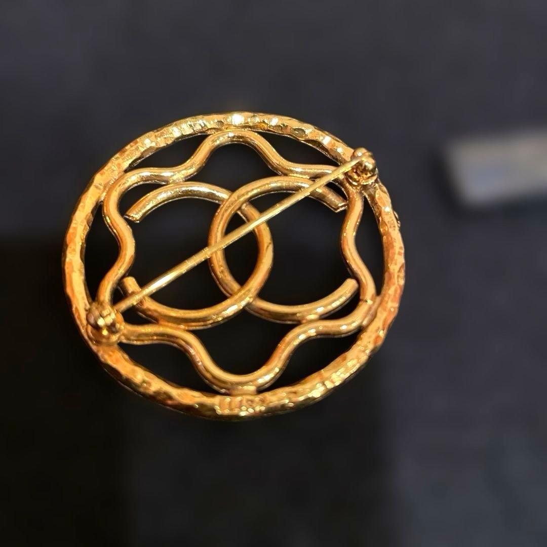 CHANEL シャネルブローチ　ヴィンテージ　サークルココマーク