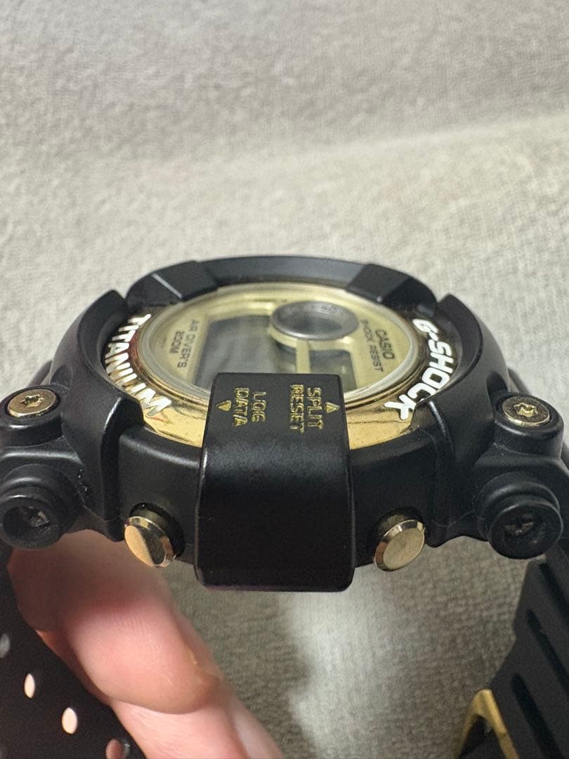 CASIO G-SHOCK フロッグマン　ブラック/ゴールド