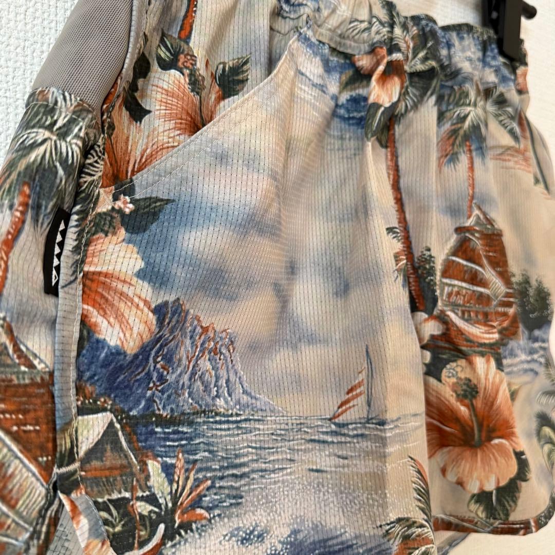 MMA ヴィンテージアロハプリント ランニングパンツ Sサイズ