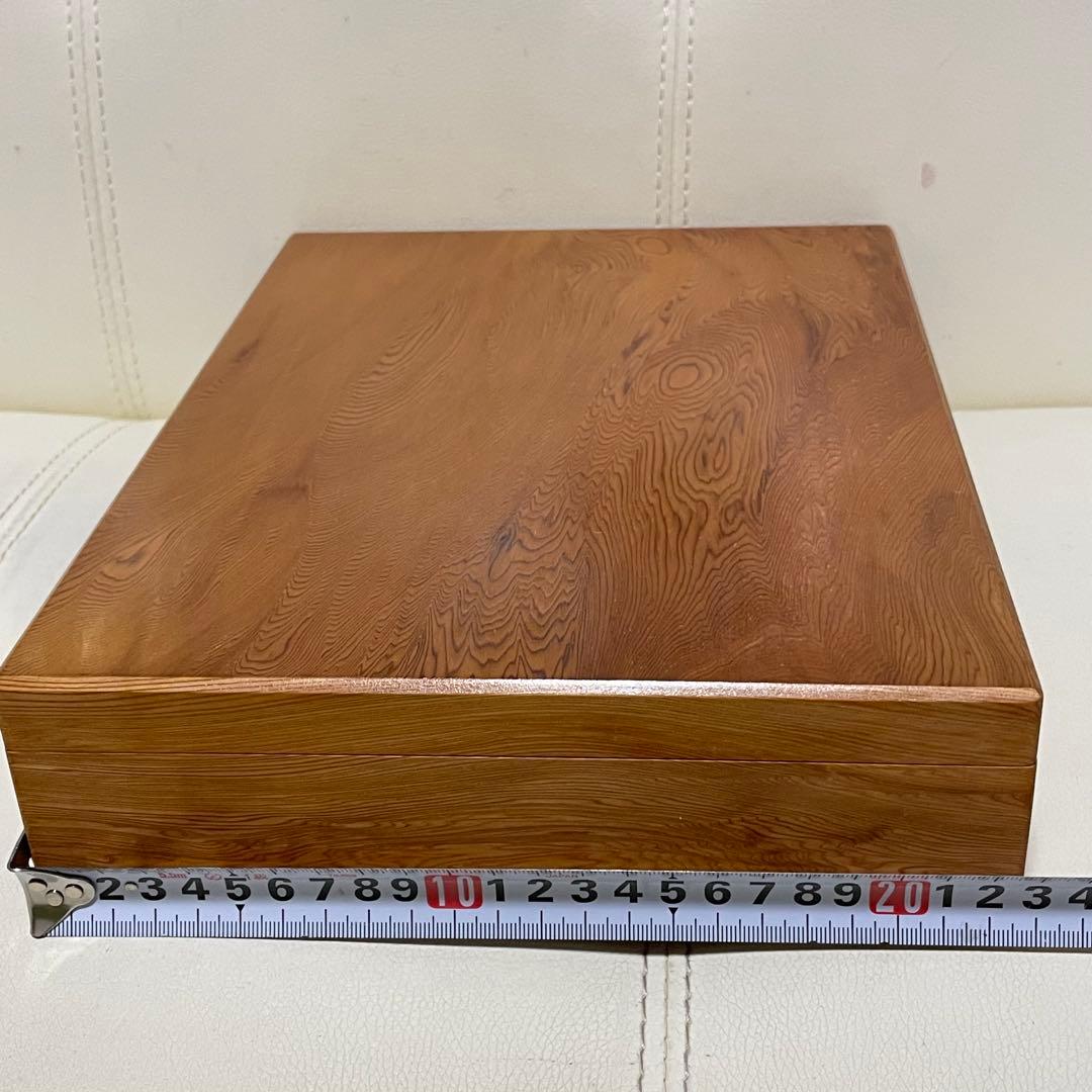 未使用品！ 屋久杉工芸 文箱 筆箱 木箱 千年の齢