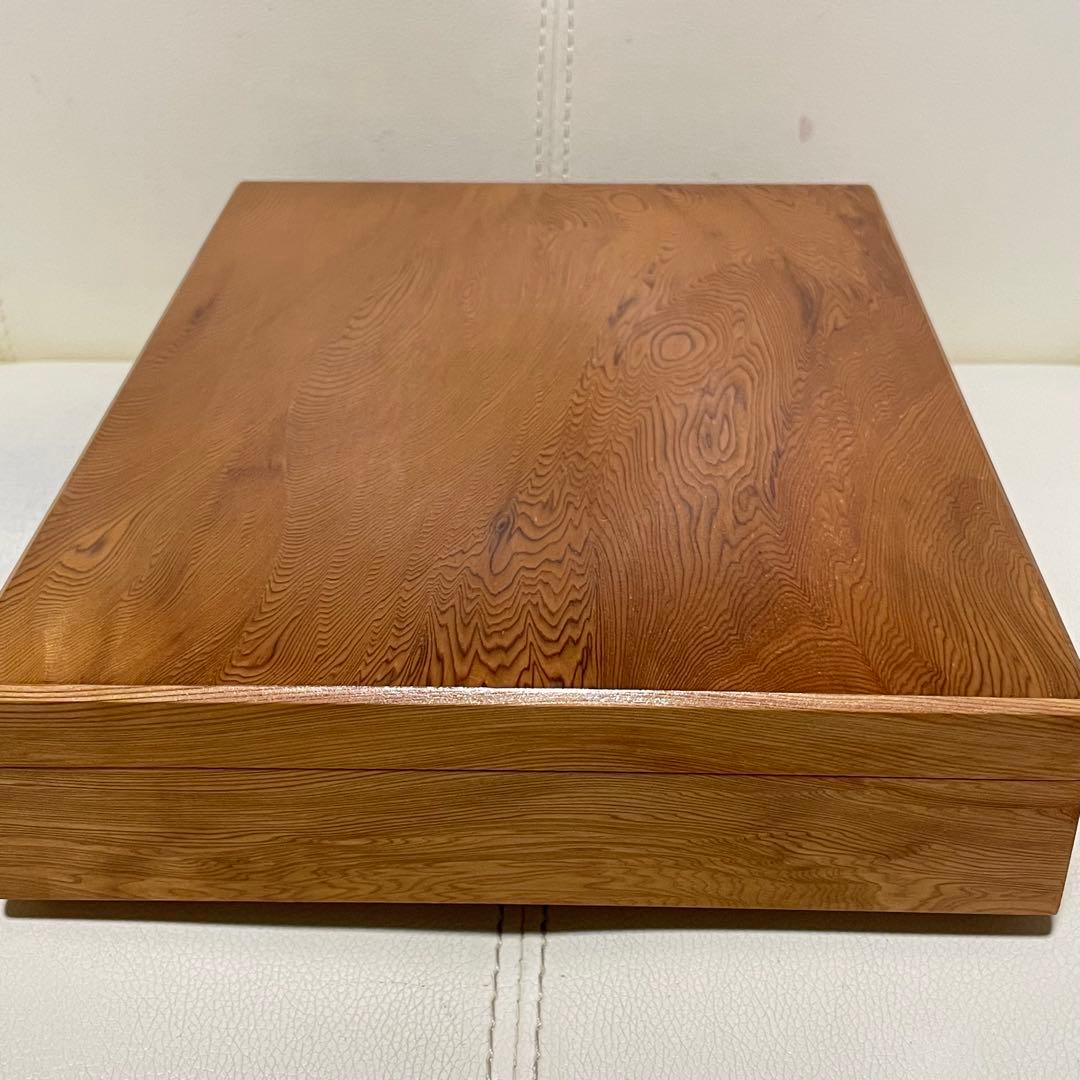 未使用品！ 屋久杉工芸 文箱 筆箱 木箱 千年の齢