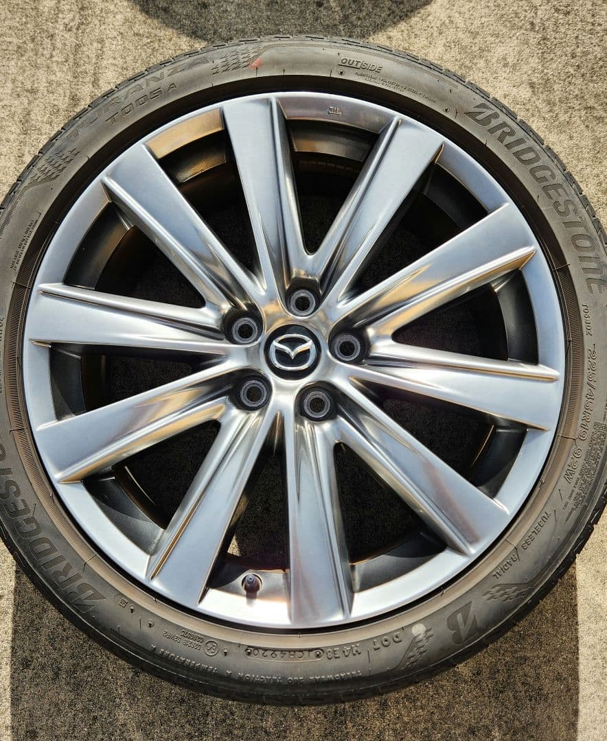 MAZDA６純正19インチ タイヤ・ホイール2本