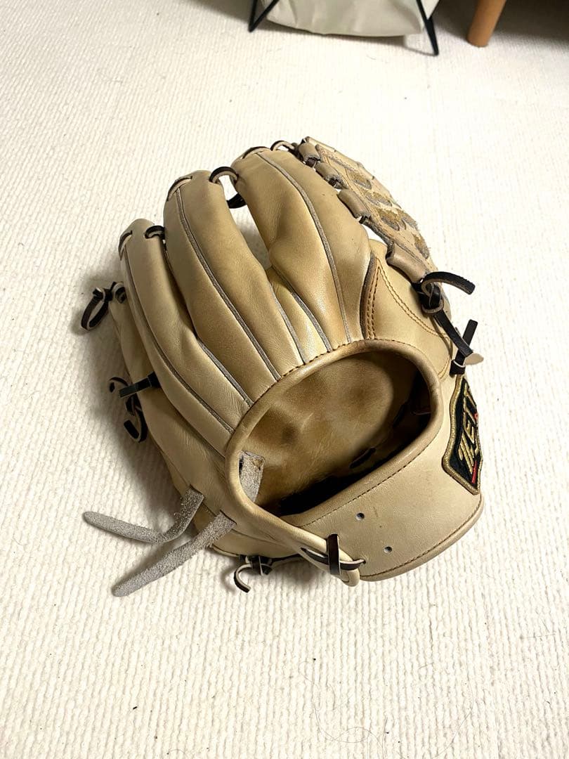 ZETT プロステイタス 軟式グローブ ベージュ