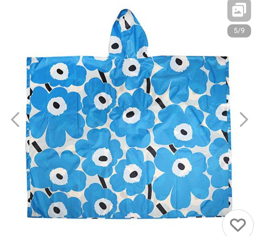 新品未使用未開封マリメッコmarimekkoレインポンチョ　ウニッコ　国内正規品