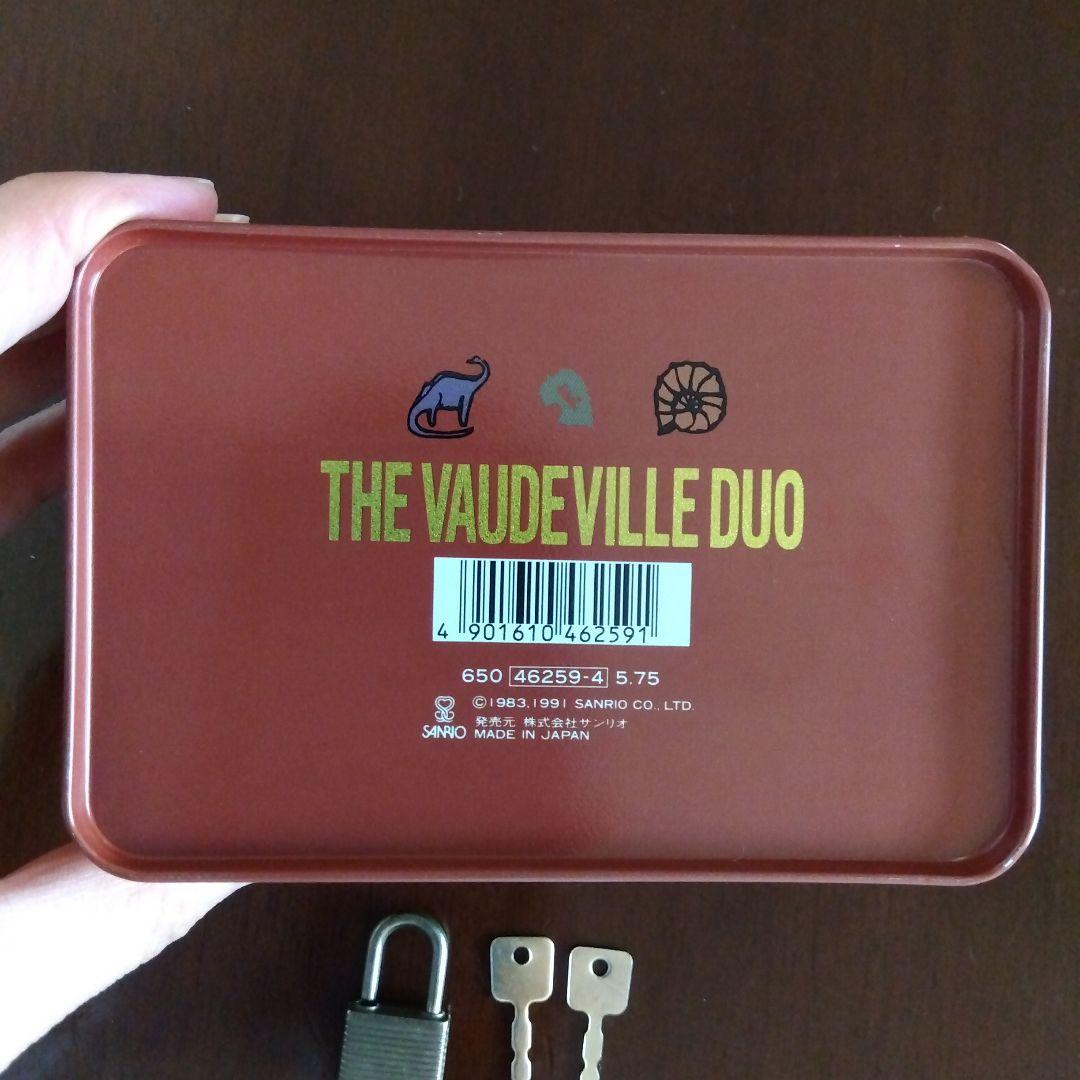 The vaudeville duo 鍵付き　貯金箱　サンリオ　平成レトロ