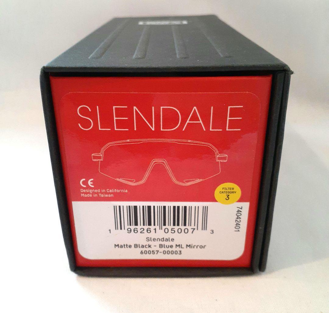 100% Slendale ブラック ブルー ワンハンドレッド サングラス