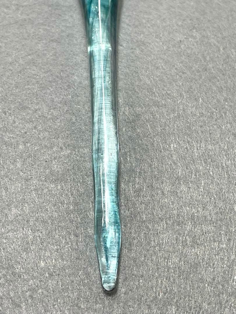 【美品】ガラス工房aun （アウン）ガラスペン 2本セット（マーブルF・太陽B）