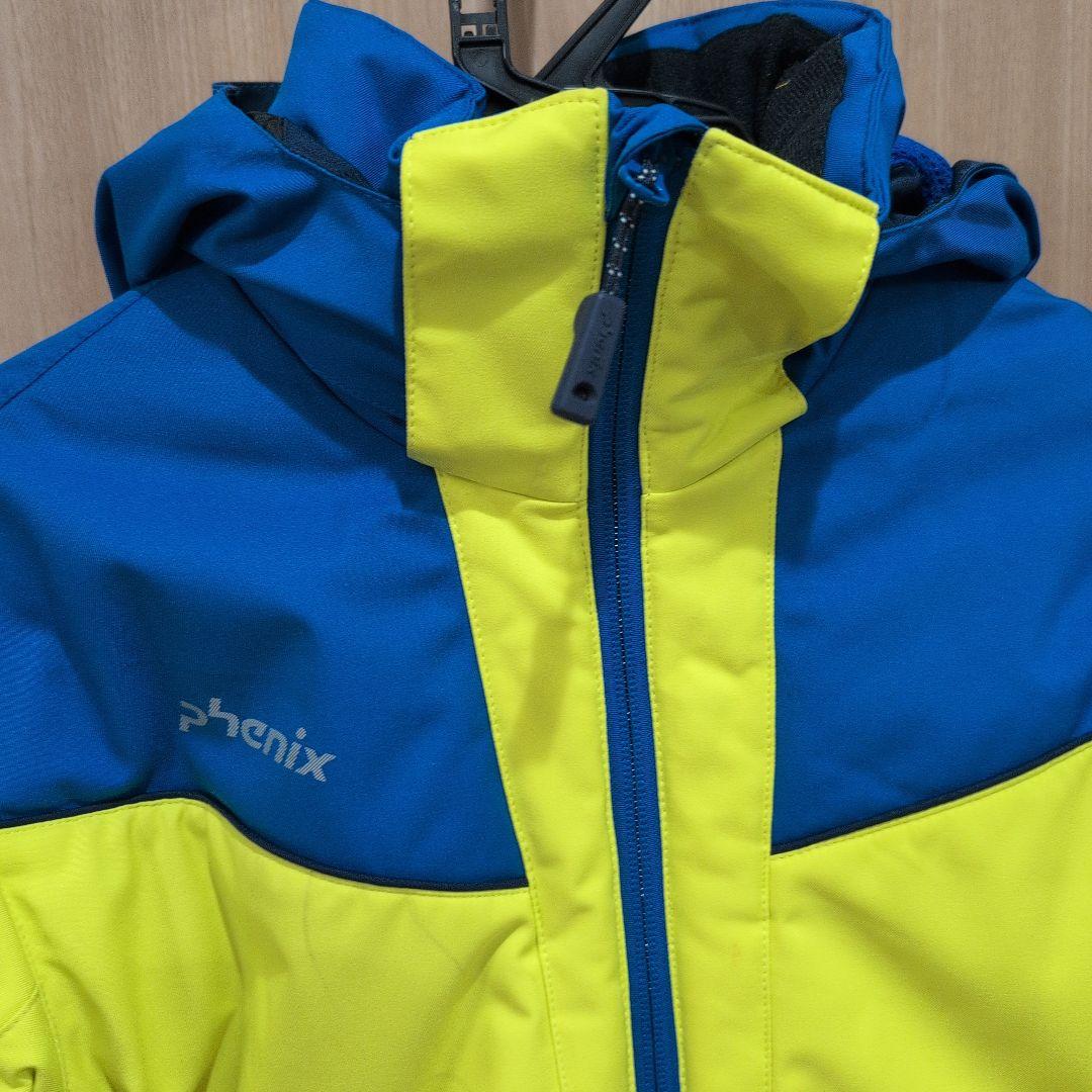 160 phenix 子ども用 スキーウェア セットイエロー/ブルー
