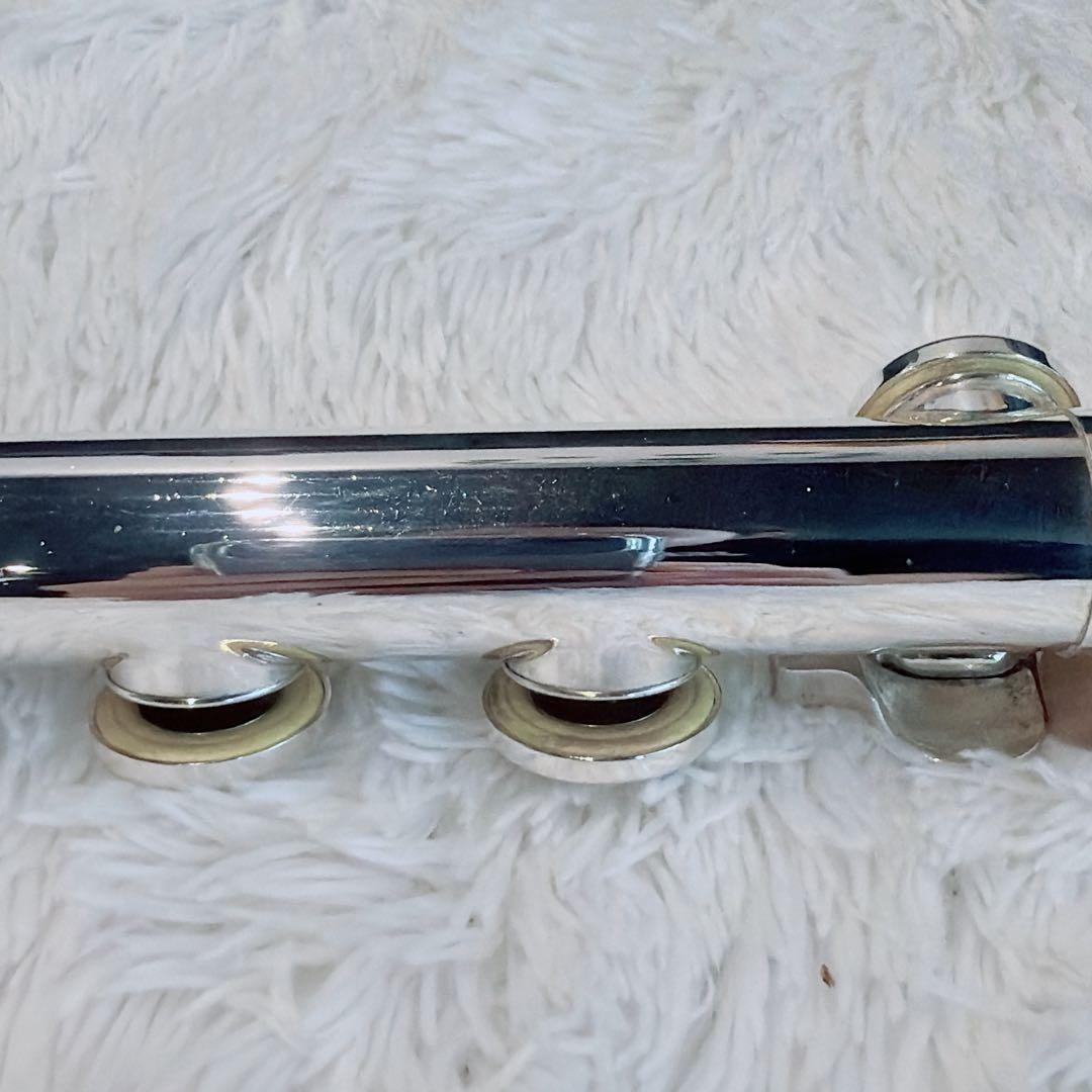 【磨き済】YAMAHA YFL-221 フルート 後期モデル Eメカ 銀メッキ