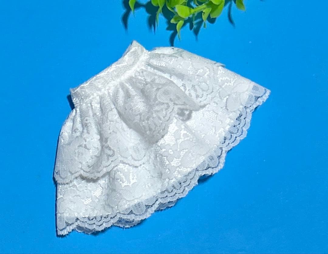 ハンドメイド　タミーちゃんサイズ　レースのスカート