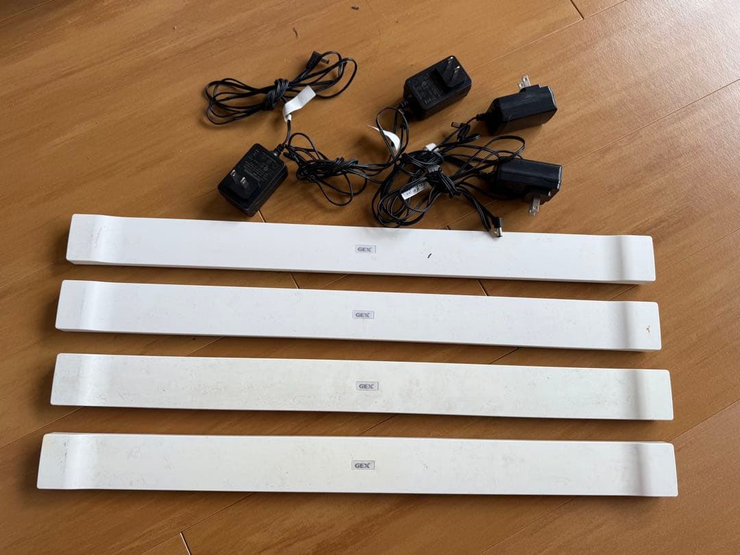 GEX ジェックス クリアLEDパワースリム 600 ホワイト　　4本セット