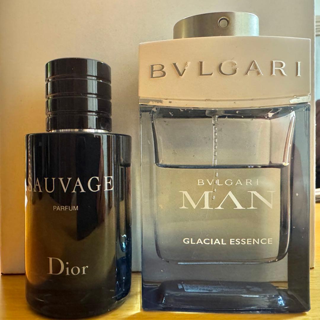 Dior ソヴァージュ &ブルガリ マン GLACIAL ESSENCE セット