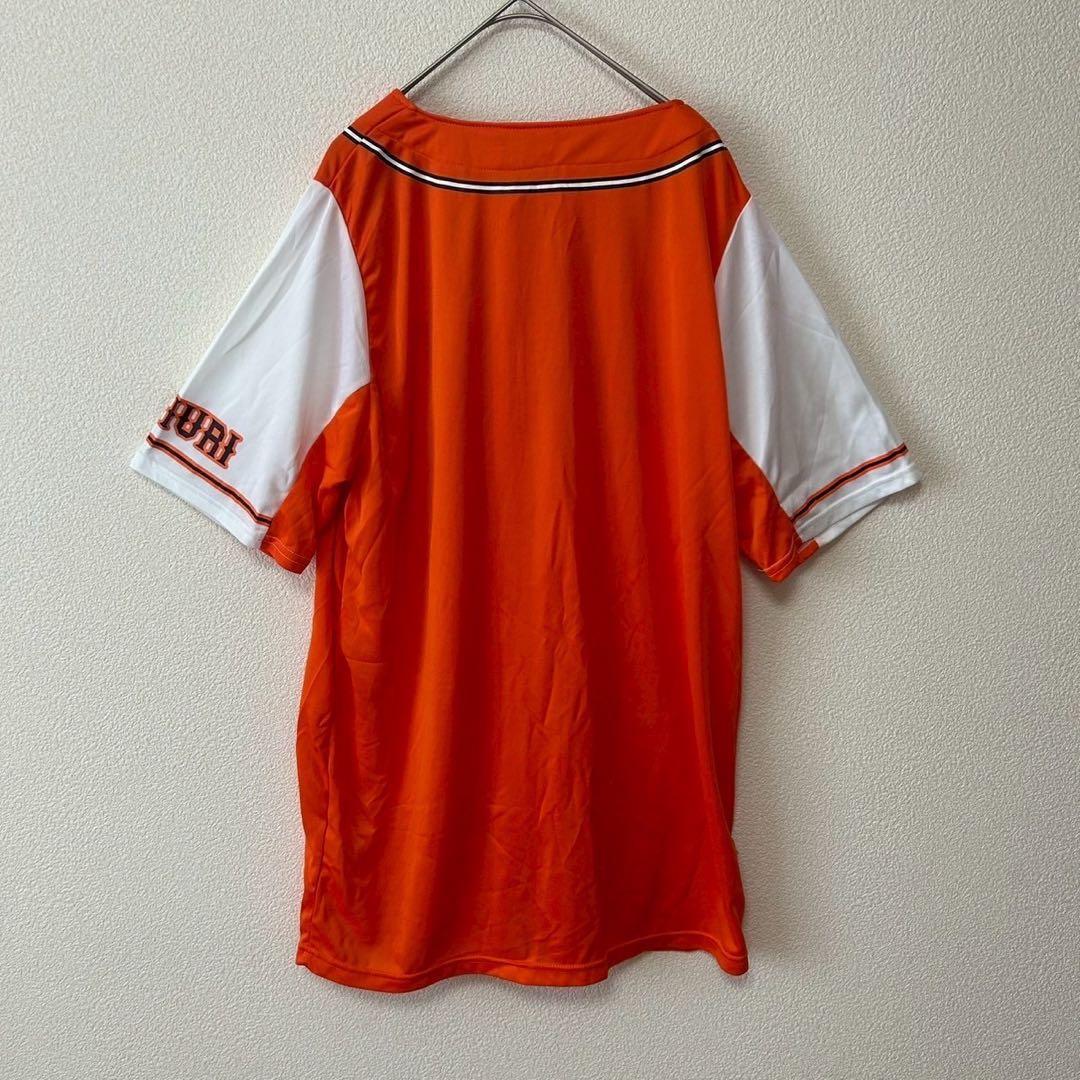 アディダス ユニフォーム オレンジ GIANTSロゴ ボタン付き s6138