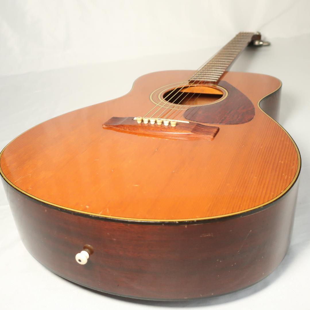 弦交換 YAMAHA FG-130 ギター ケース付 グリーンラベル ビンテージ