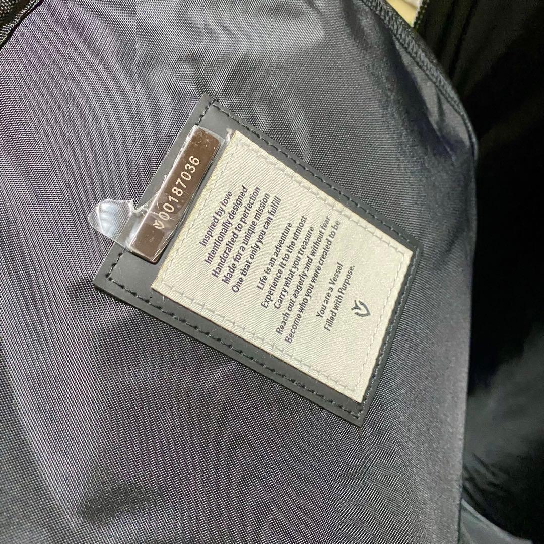 Vessel ベゼル キャディバッグ ホワイト ネイビー 白 ゴルフバッグ