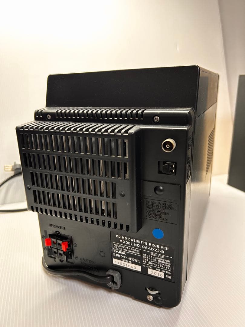 週末限定価格❗️【完品】CA-UXZ2-B CD MD コンポ　ビクター