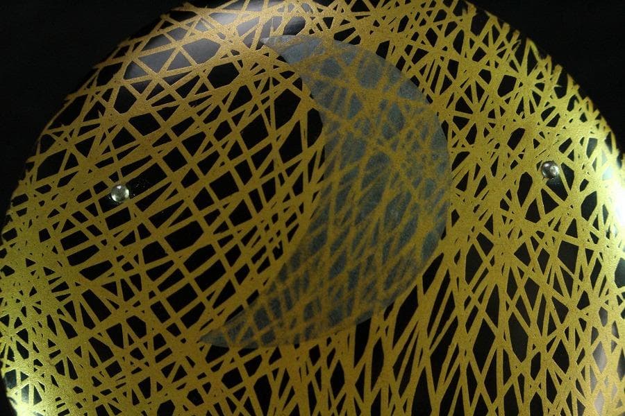 茶道具 長野横笛 月秋草蒔絵 武蔵野 茶器 共箱(K-YC367)