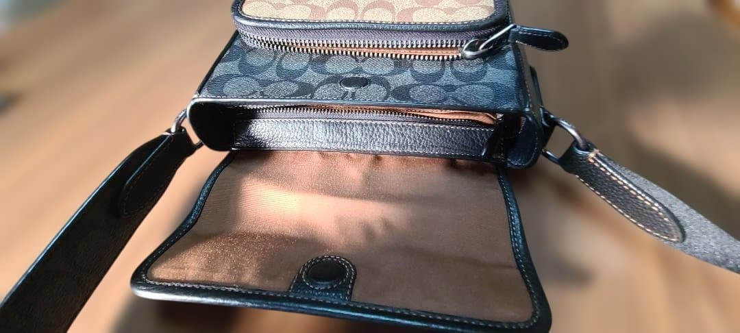 Coach ショルダーバッグ ブラック/ベージュ