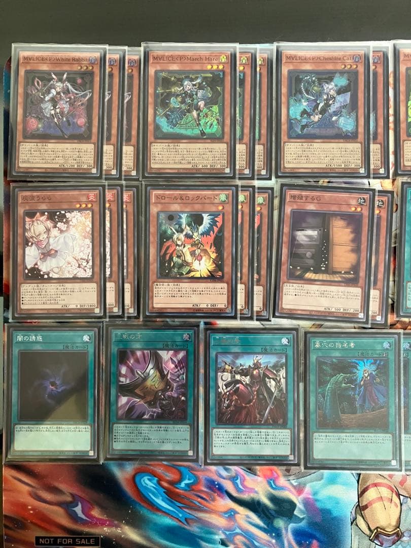 M∀LICE デッキ　メイン40+EX15＋サイド15 ホワイトラビットスリーブ