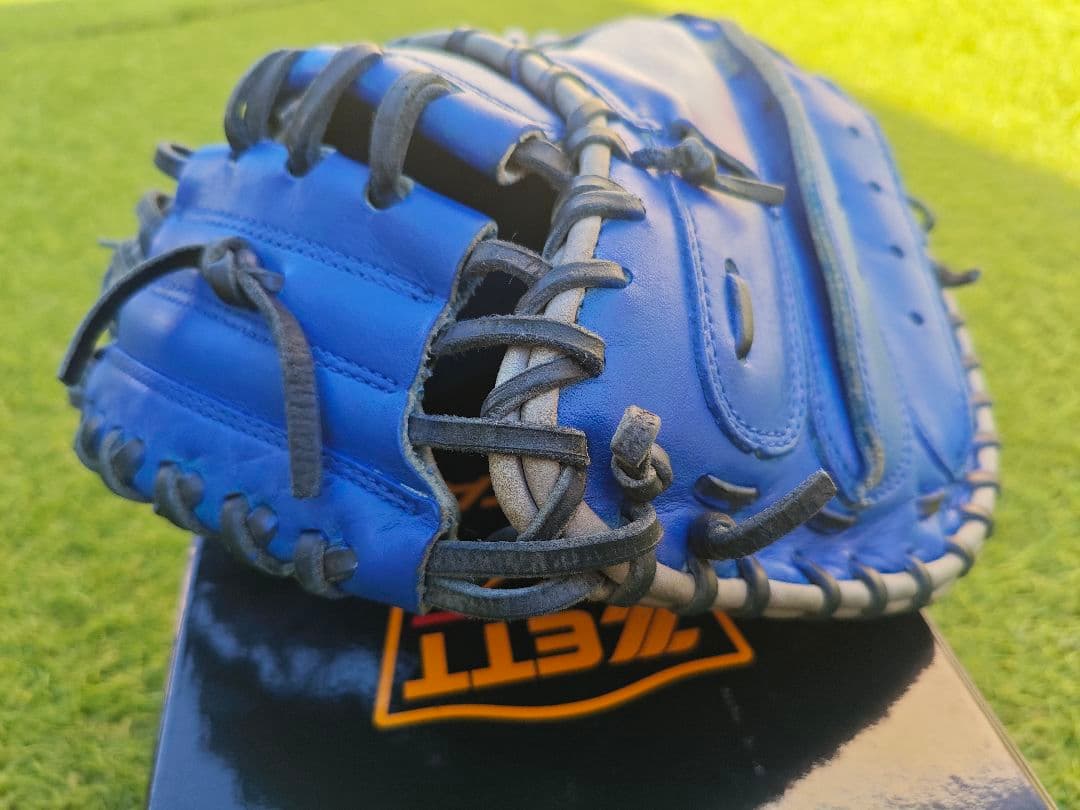 ZETT プロステイタス少年軟式用キャッチャーミット小林誠司モデルブルー　ゼット