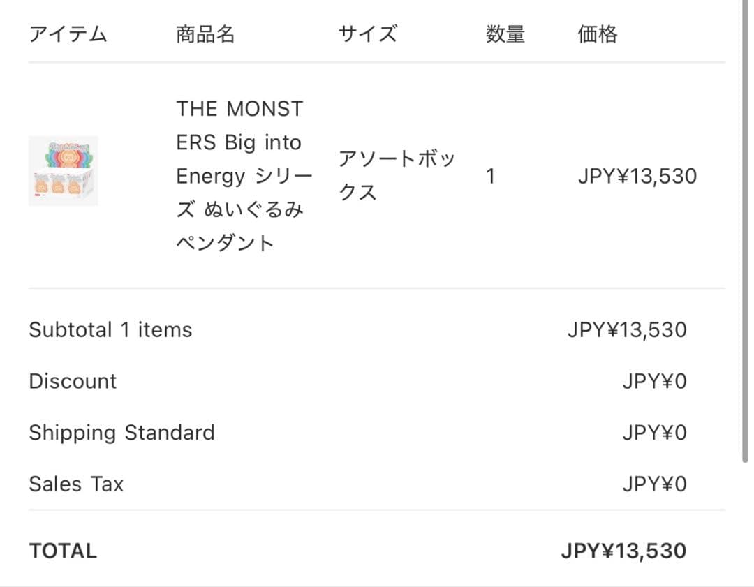 k*☆様 【正規品】開封済ラブブエナジーアソートボックス6体入り全色