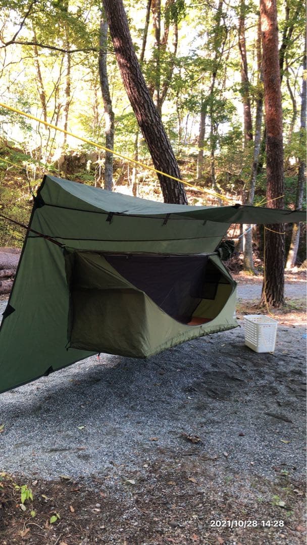 DD タープ 3.5 x 3.5　Olive green