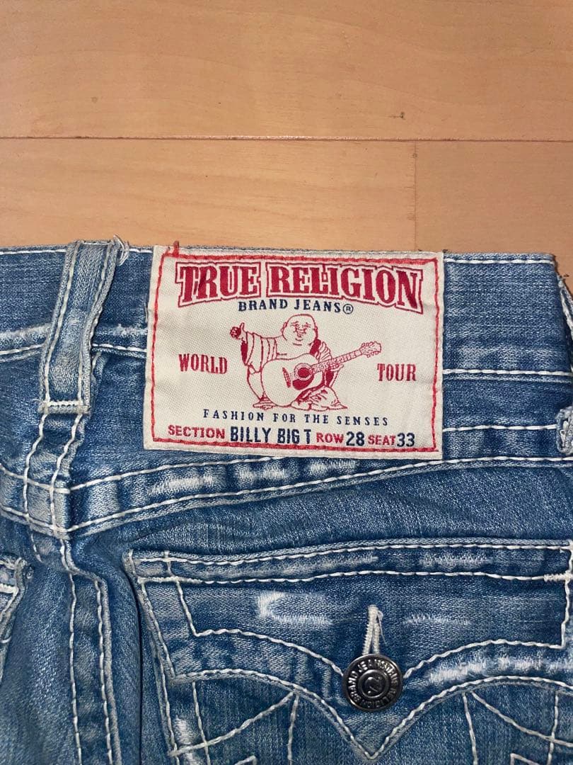 TRUE RELIGION BILLY BIG T 28x33 ストレートデニム