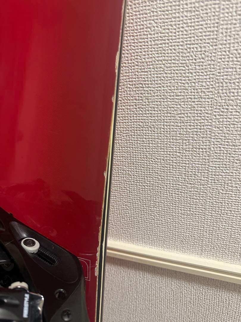 BURTON スノーボード レッド/ホワイト 156