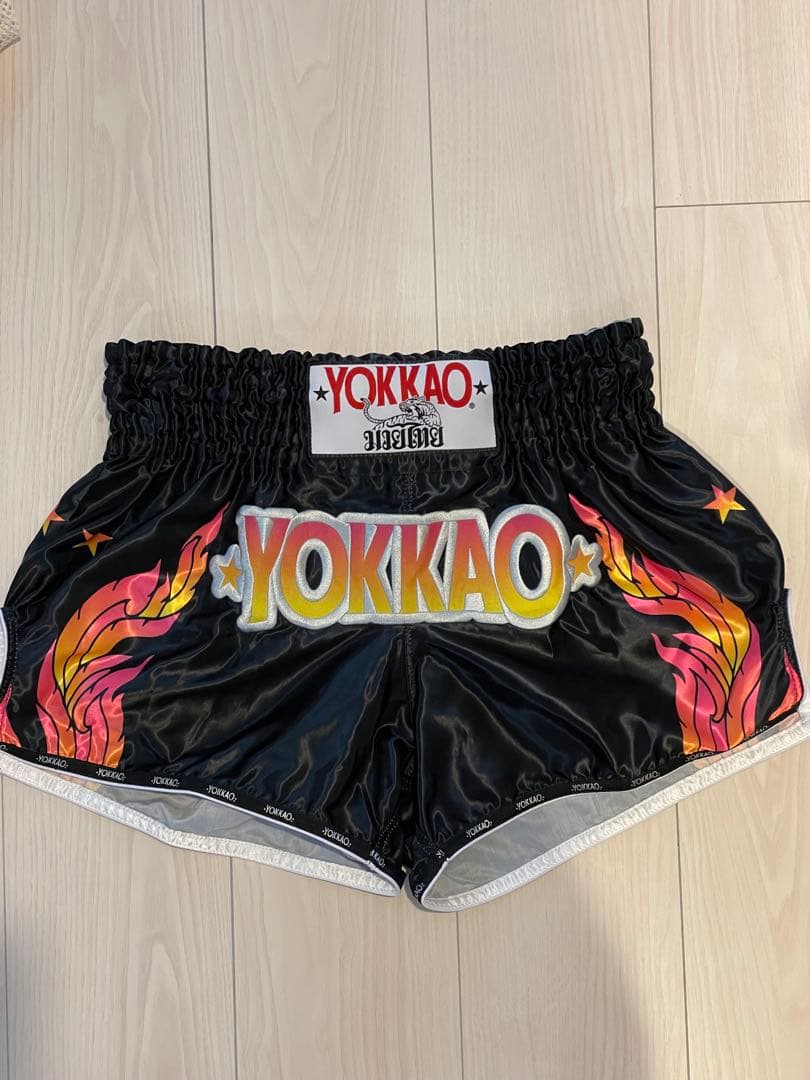 YOKKAO （ヨッカオ） 炎 ボクシングショーツ ムエタイショーツ