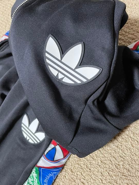 美品❗adidas originals テープラベル ジャージ上下❗Mサイズ❗