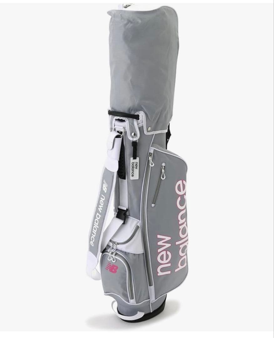 限定品　レア new balance フード付きキャディバッグ グレー