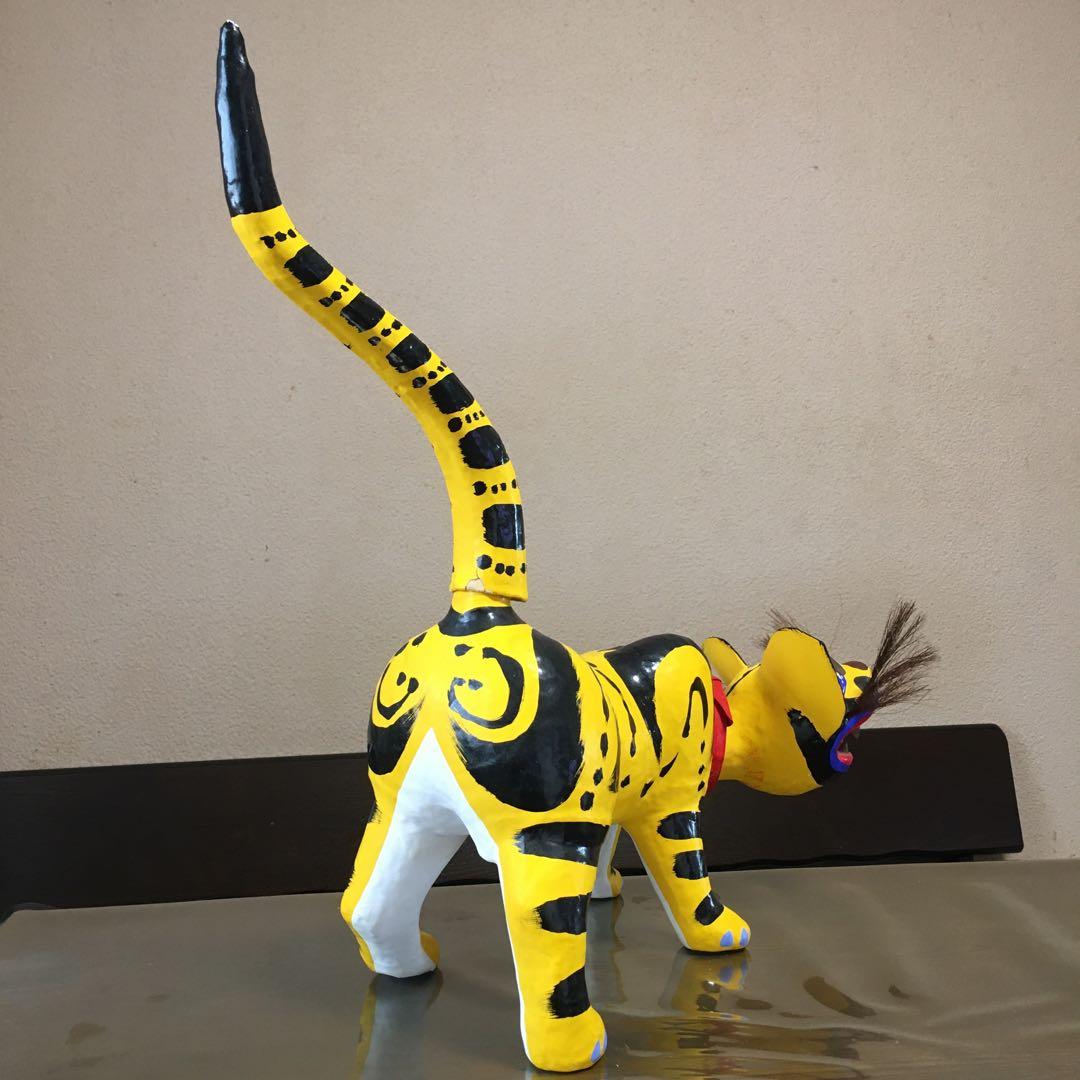 訳あり　出雲張子　高橋孝市作　首振り虎　張子虎　大