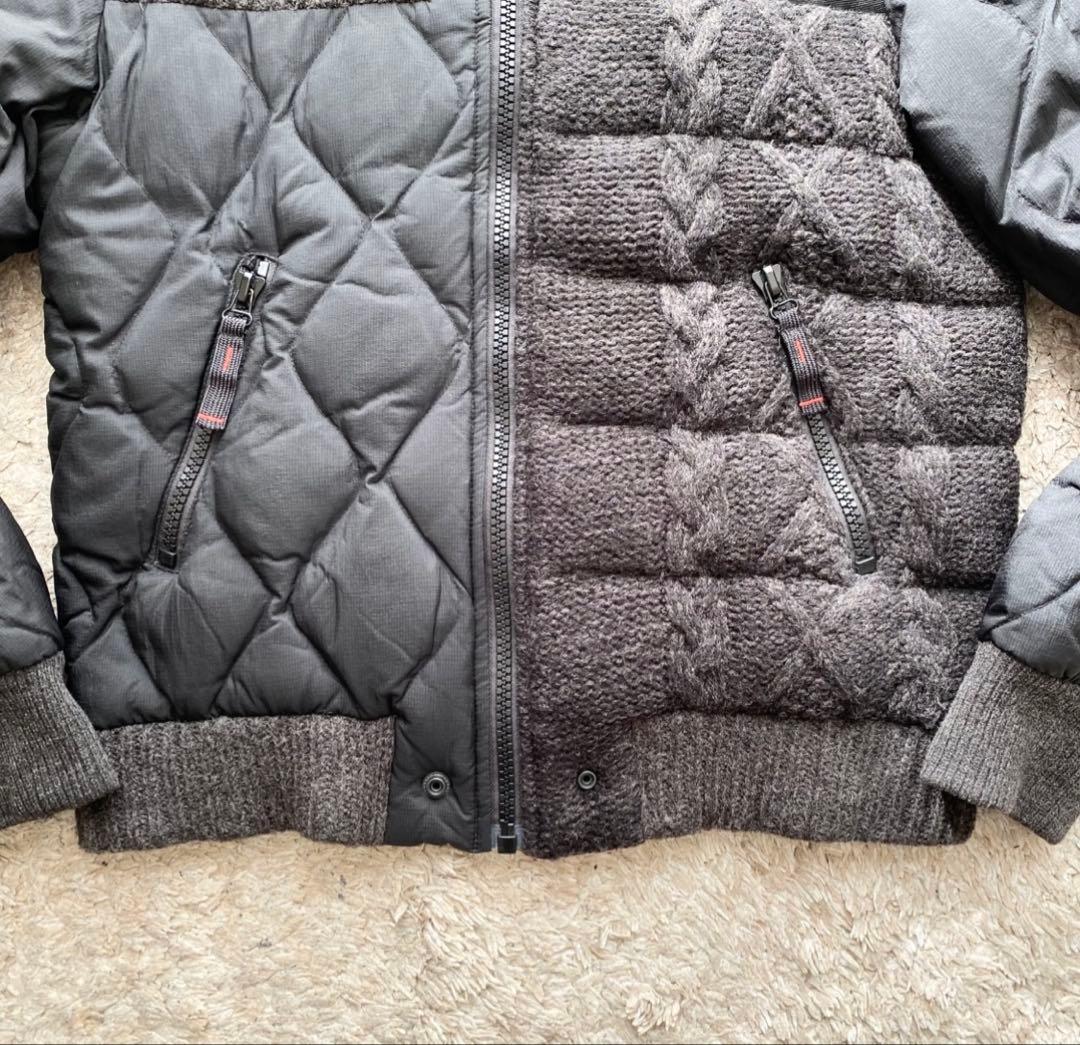 極美品✨ディーゼル ダウンジャケット K-BOOMS ニット切替 M相当