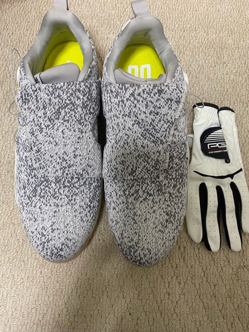 新品アディダスコードカオスボアゴルフシューズ 　グローブ付