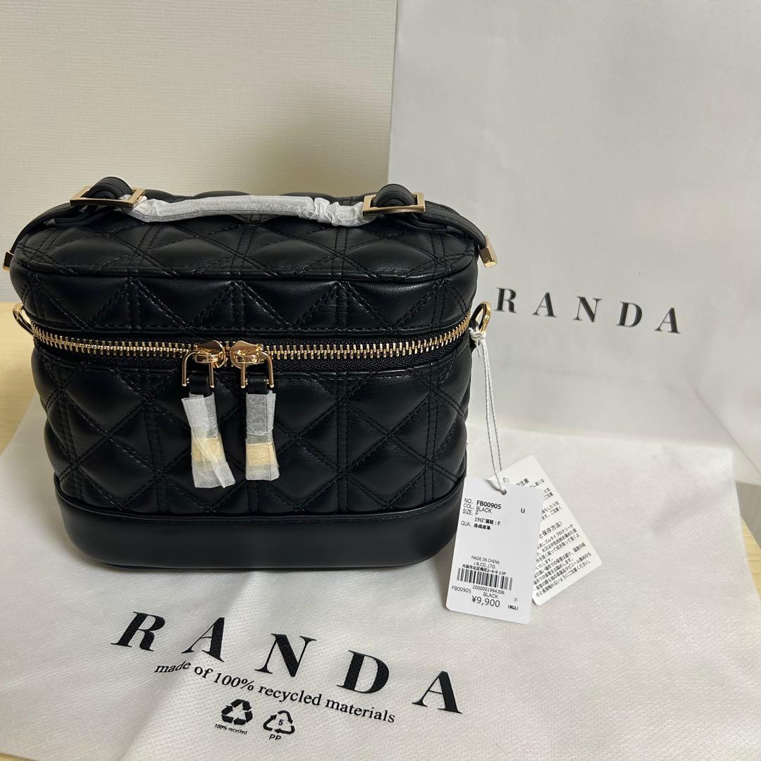 RANDA キルティング2WAYバニティバッグ