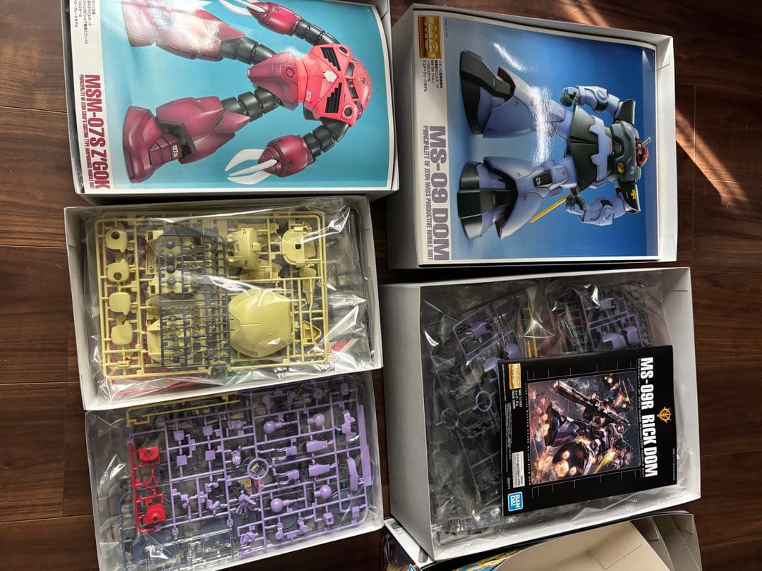 MG ガンプラセット 未組立 1/100 HG ドム　ジオ　ズゴッグ　1/144