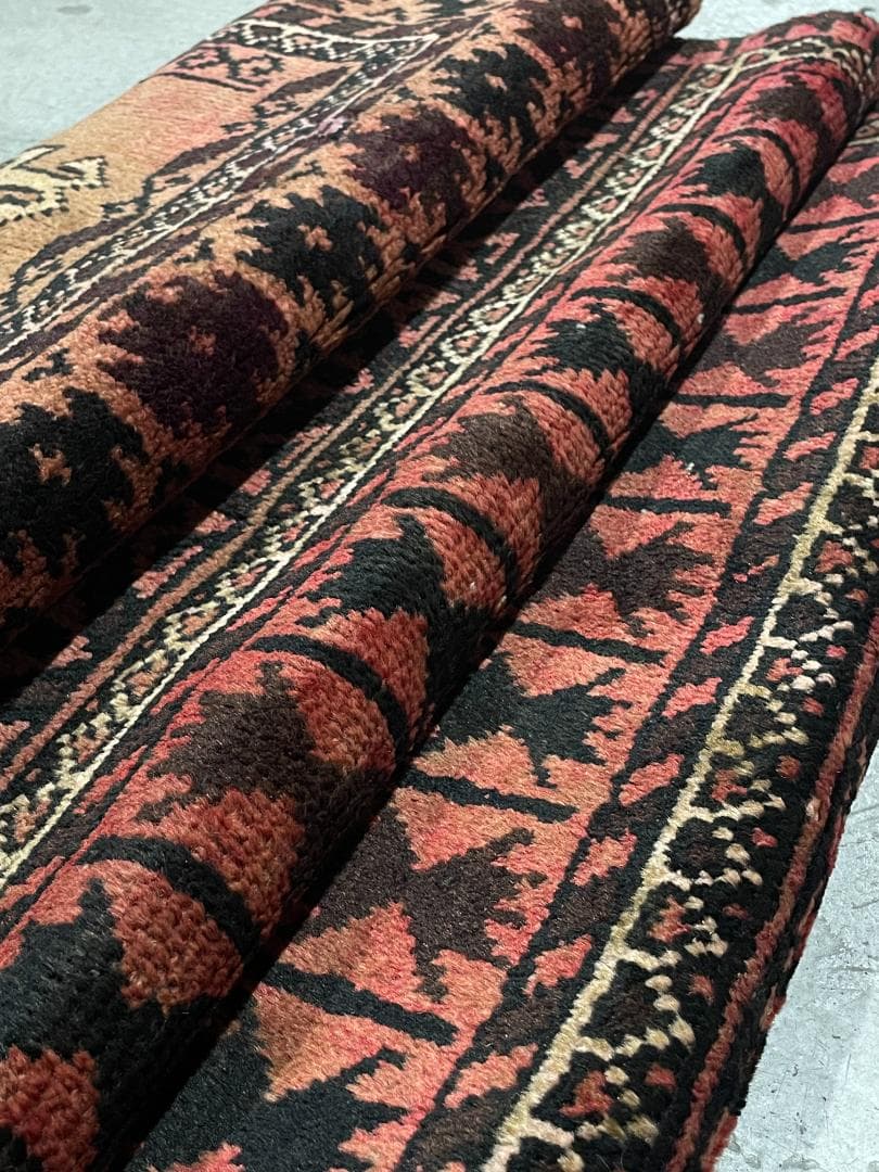 ⚪︎Vintage Rug⚪︎233cm×74cm　バルーチ族　ペルシャ　80s