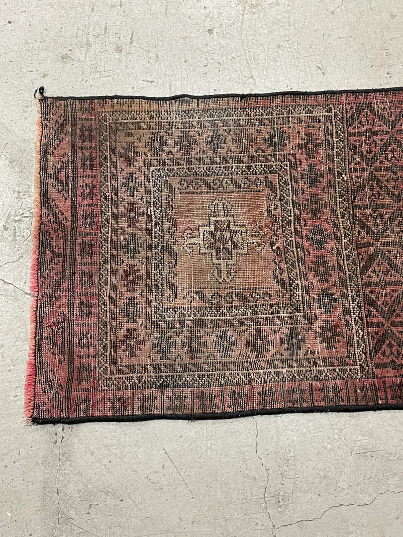 ⚪︎Vintage Rug⚪︎233cm×74cm　バルーチ族　ペルシャ　80s