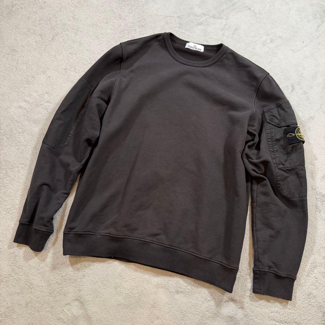 ストーンアイランド　811563920 リードグレー　トレーナー 　XL