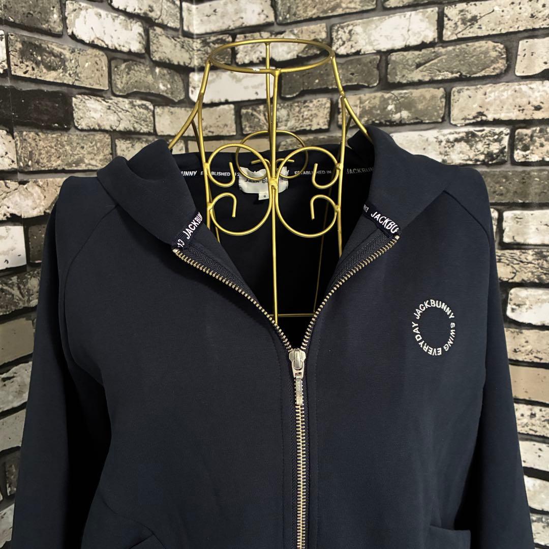 Jack Bunny ジャックバニー ジップアップ うさ耳 パーカー ネイビー