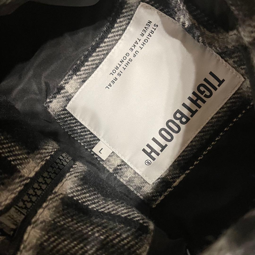 【試着のみ】TIGHTBOOTH PLAID FLANNEL SWING TOP